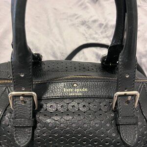 Kate Spade *Black Leather* Isle Sloan Satchel